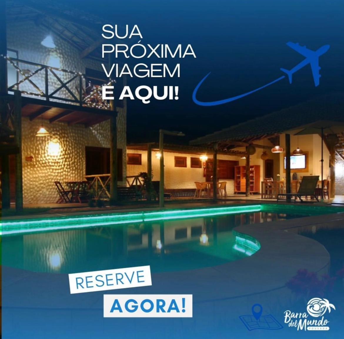 Pousada Barra Del Mundo บาร์รากรังจิ ภายนอก รูปภาพ